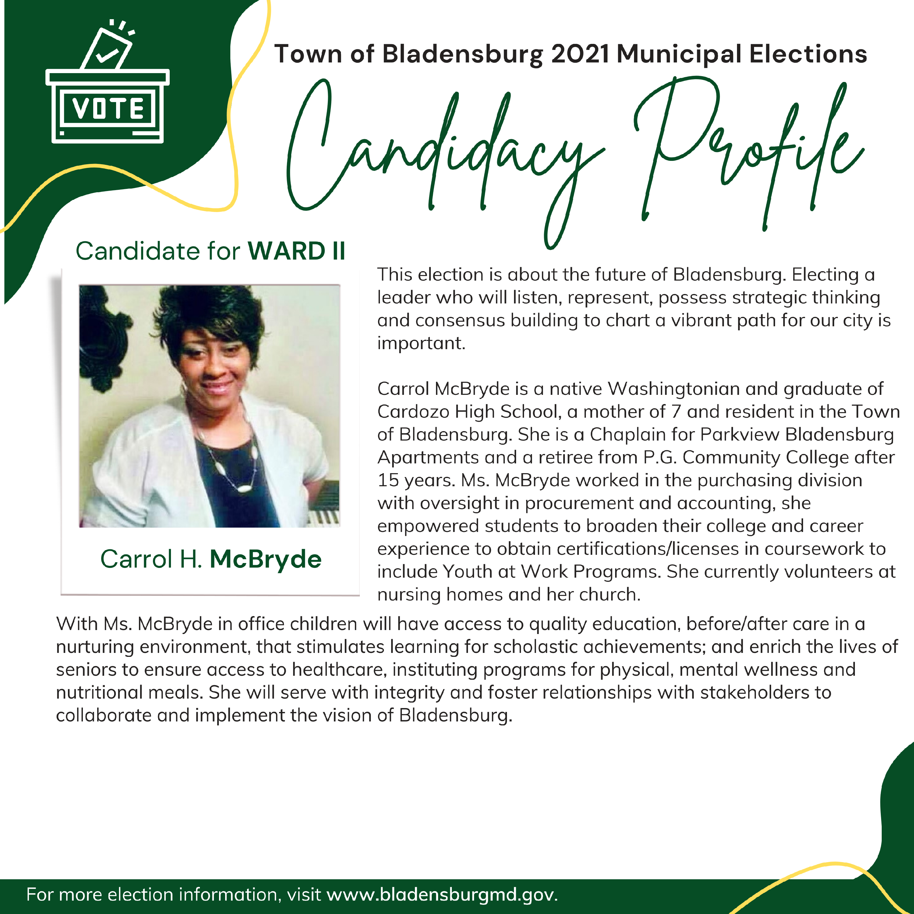 Candidacy Profile - McBryde